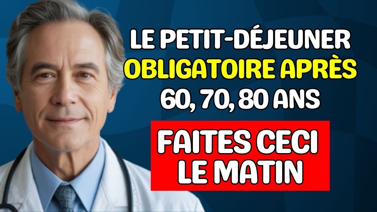 SENIOR : Le petit-d&eacute;jeuner incontournable apr&egrave;s 60, 70, 80 ans !