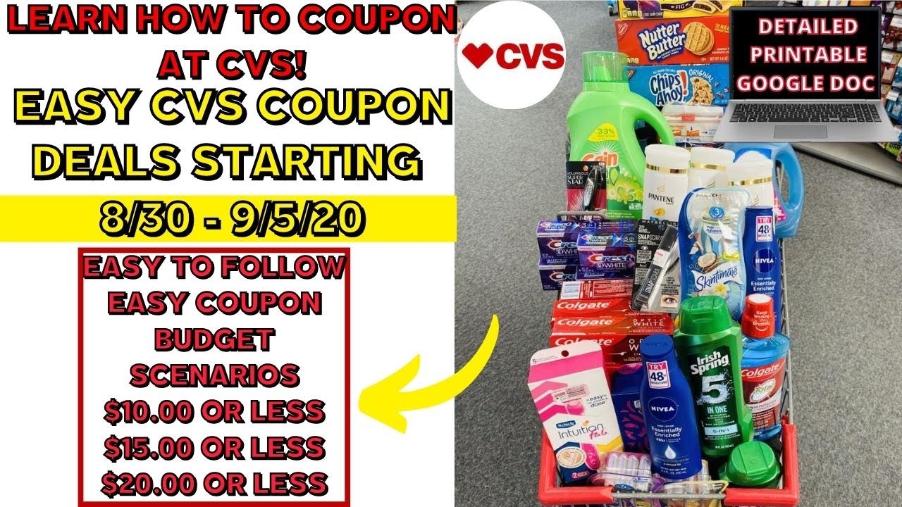 LEARN HOW TO EXTREME COUPON AT CVS | EASY CVS COUPON MATCHUPS DEALS STARTING 8/30 BEGINNER FRIENDLY