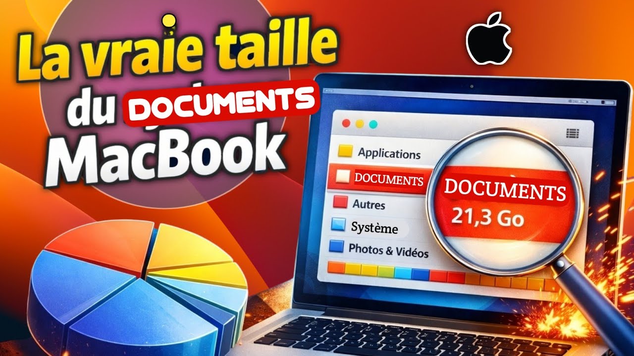 comment vérifier la taille des documents sur Macbook