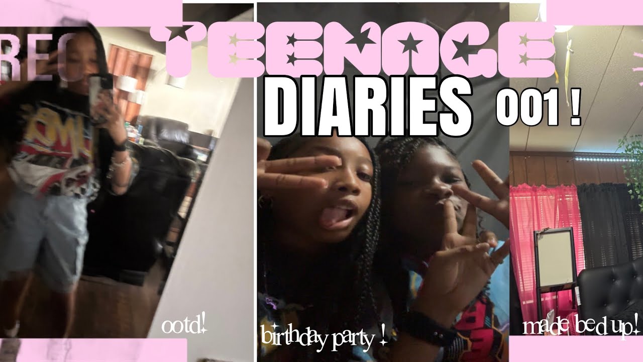 TEENAGE DIARIES 001 ☆ ootd , birthday party , grwm, chitchat , etc ☆
