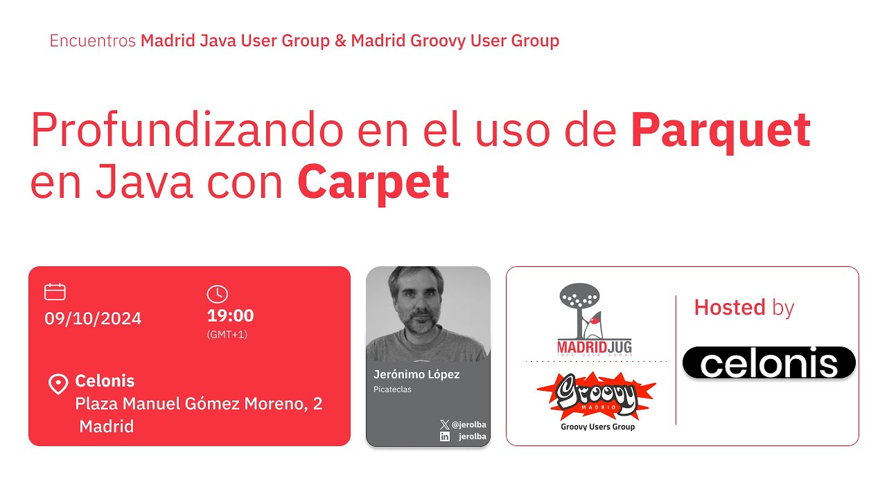 Profundizando en el uso de Parquet en Java con Carpet