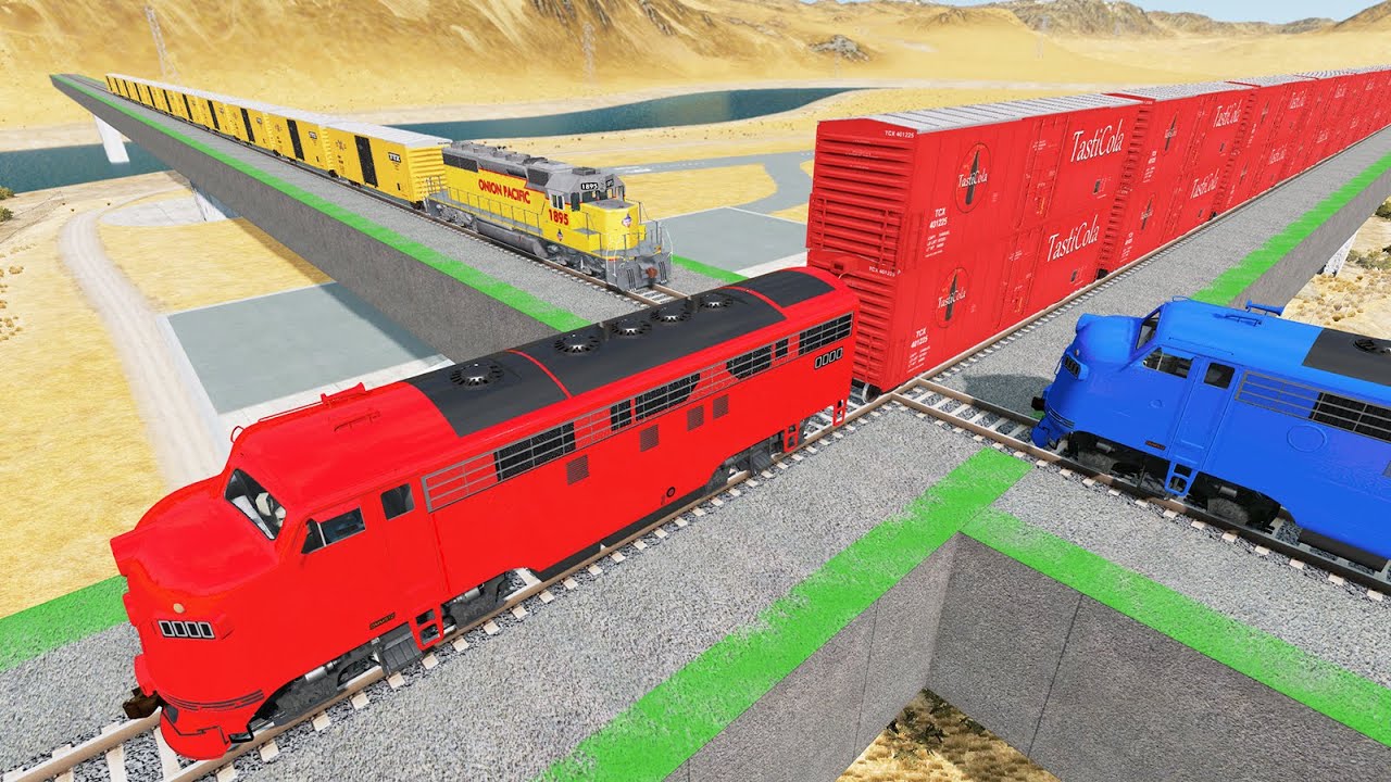 Tasti Cola Train Fails #33 – BeamNG Drive | Dancing Cars