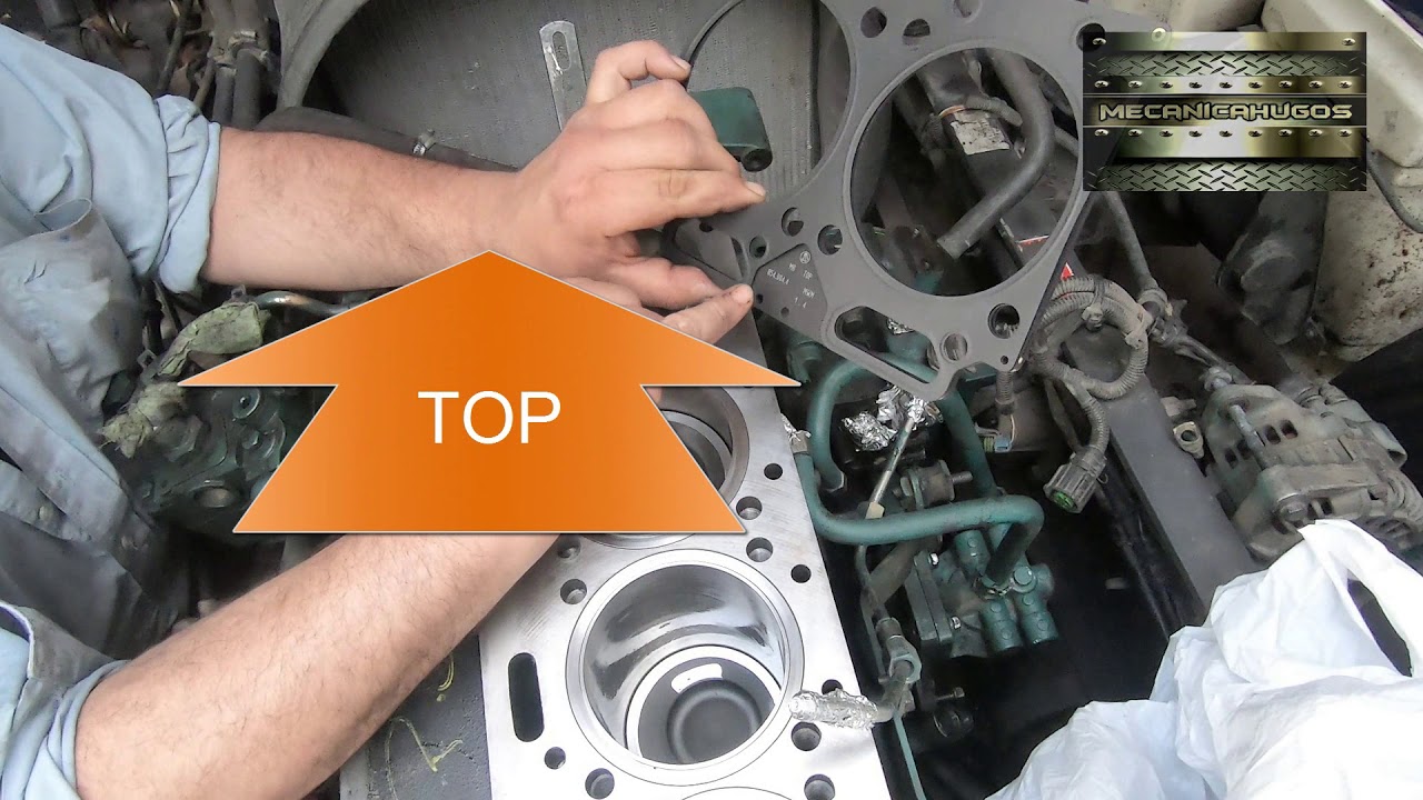 junta de culata de motor diésel (mwm tapa independiente volvo 310)