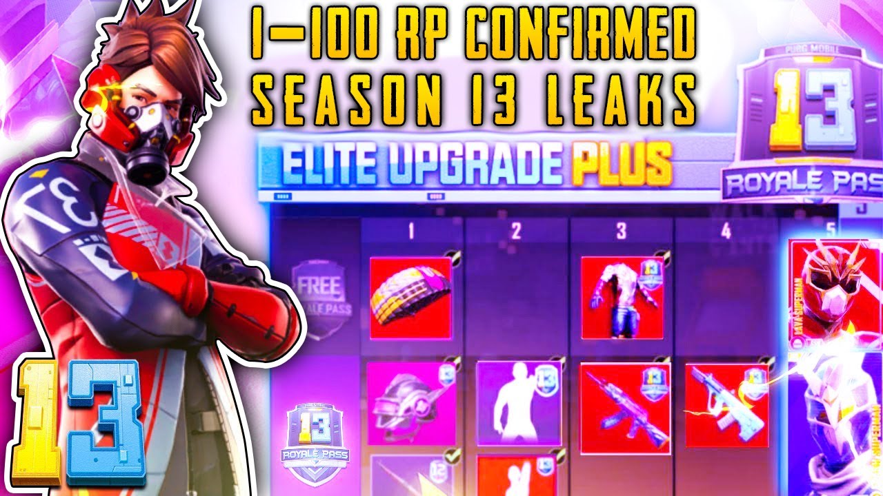 SEASON 13 FIRST LOOK |  LEVEL 1 TO 100 RP REWARDS | 100RP OUTFIT LOOK | NEW SEASON 13 TRAILER IS OUT