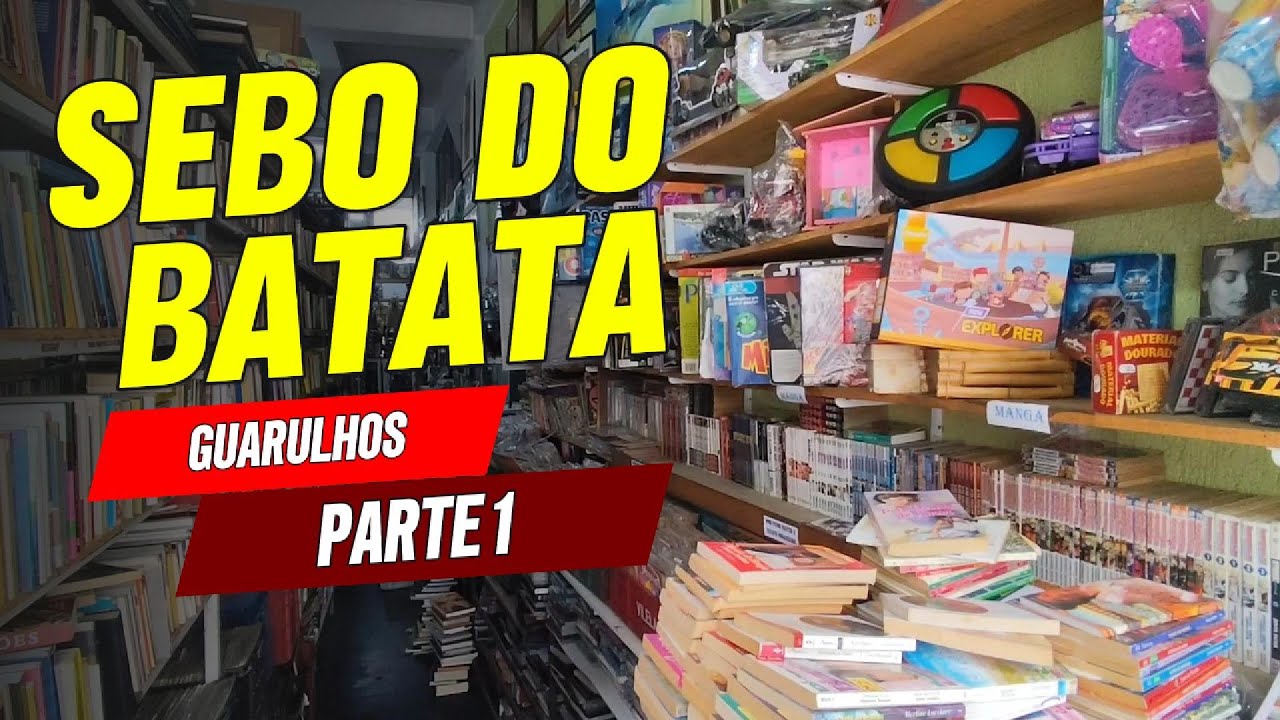 SEBO DO BATATA em Guarulhos (Parte 1)! Lugar incrível lotado de LPs, Brinquedos, Livros, Eletrônicos