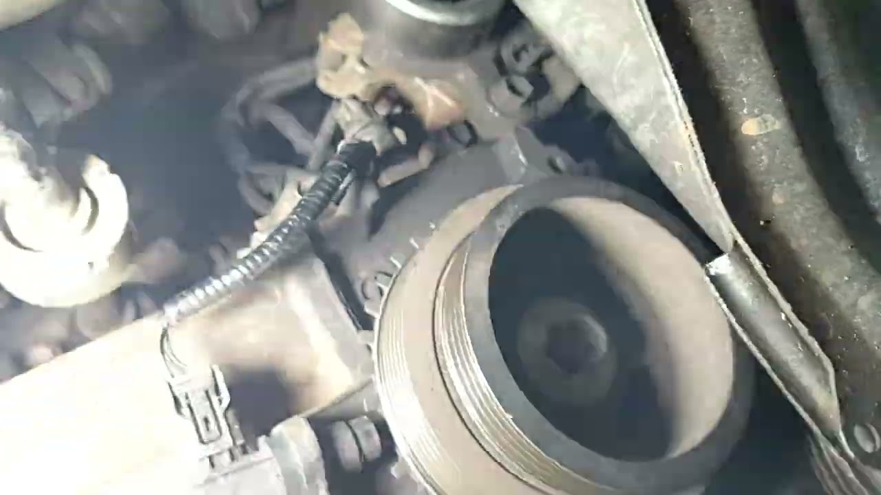 suzuki hustler engine belt and ajuster replacement