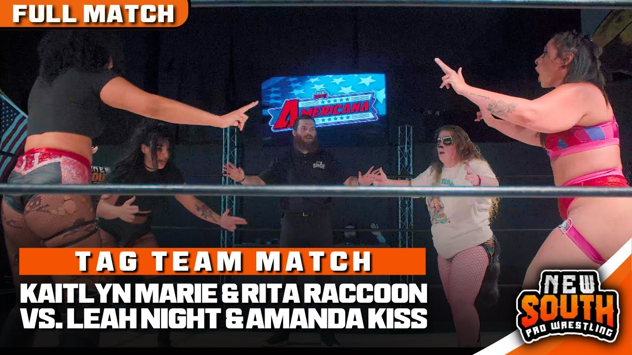 Kaitlyn Marie & Rita Raccoon vs Leah Night & Amanda Kiss (FULL MATCH)