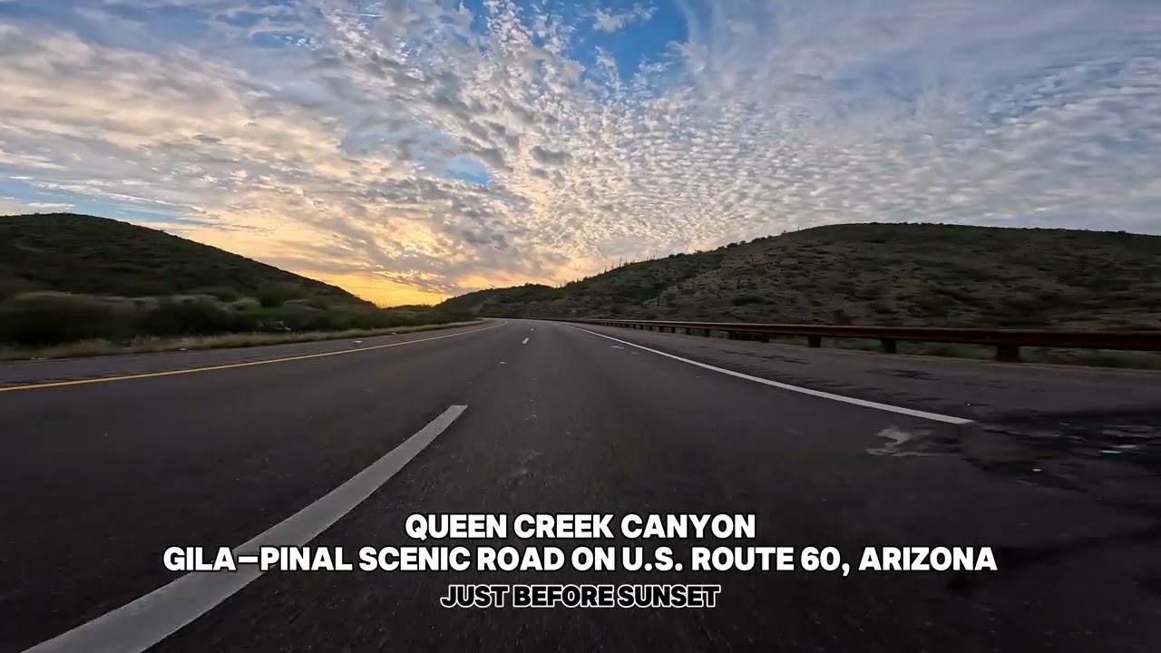 GILA-PINAL SCENIC DRIVE / QUEEN CREEK CANYON, SUPERIOR, ARIZONA IN 8K
