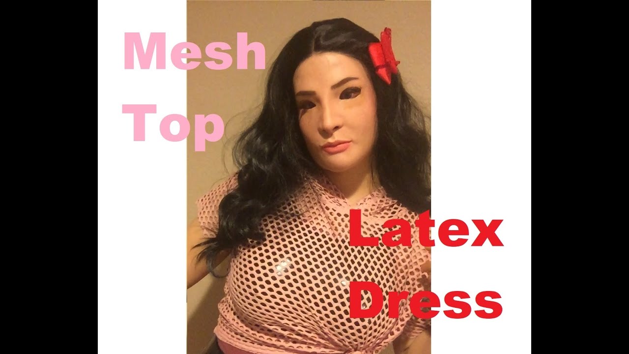 Look | Mesh Top + Latex Dress