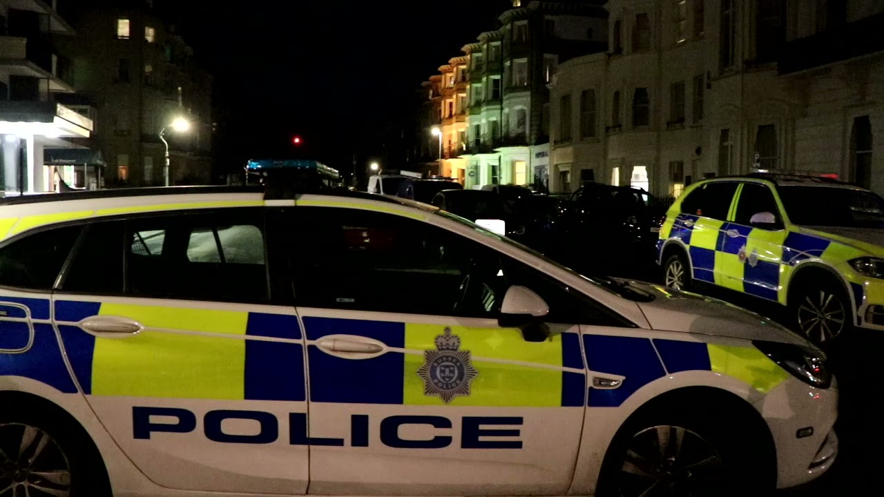 Firearms officers responded to a report of gun shots being heard in First Avenue, Hove