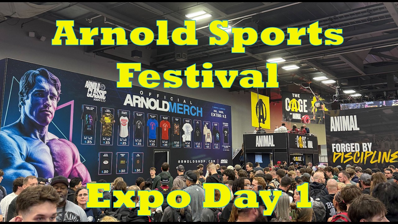 2026 Arnold Sports Festival Expo Day 1 Friday 3-6-26