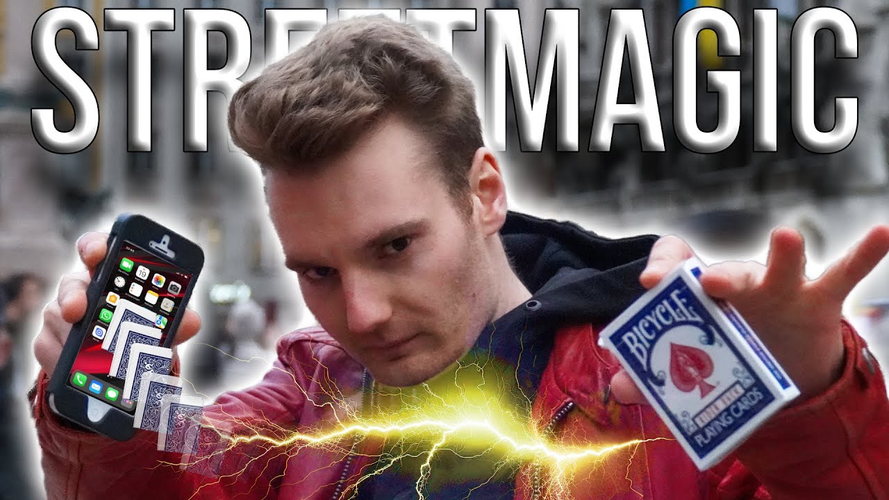 KARTE ins HANDY zaubern!📱🔥 - Take Magic to the Street Folge 1 | Zauberer München Marienplatz