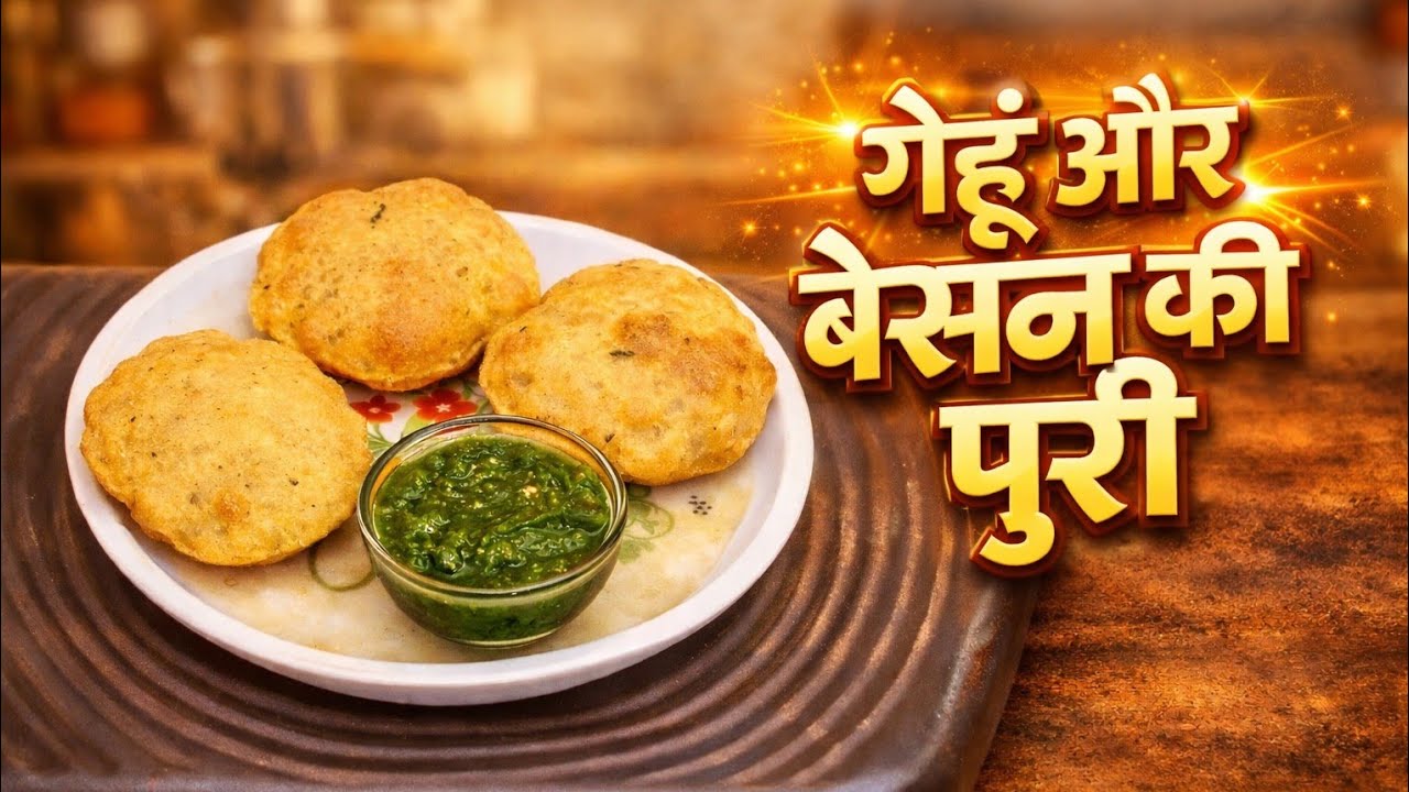  कुरकुरी और स्वादिष्ट गेहु के आटे और बेसन की पुड़िया #gungunkezaike #gungunkezaike 