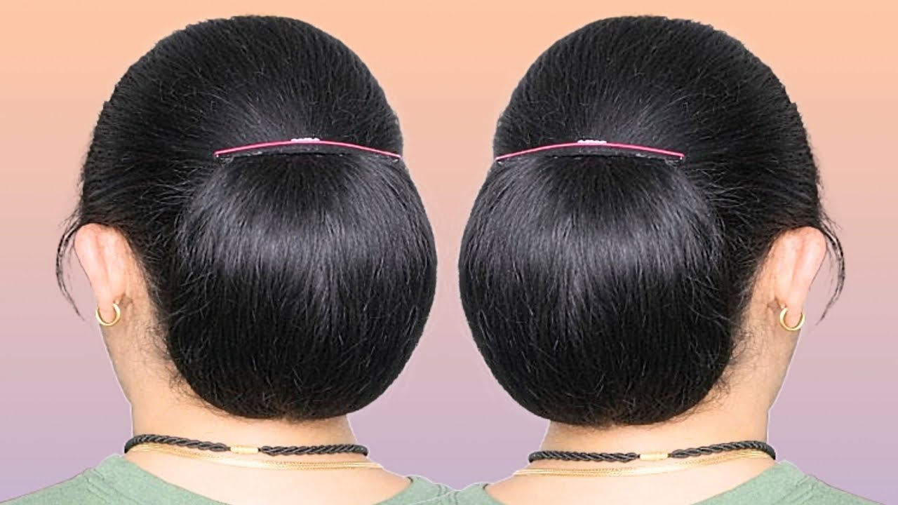 Very Easy & Amazing Updo Hairstyle W क्लचर _ Easy Hairstyles F Medium Thin Hair _ Hairstyle Tutorial