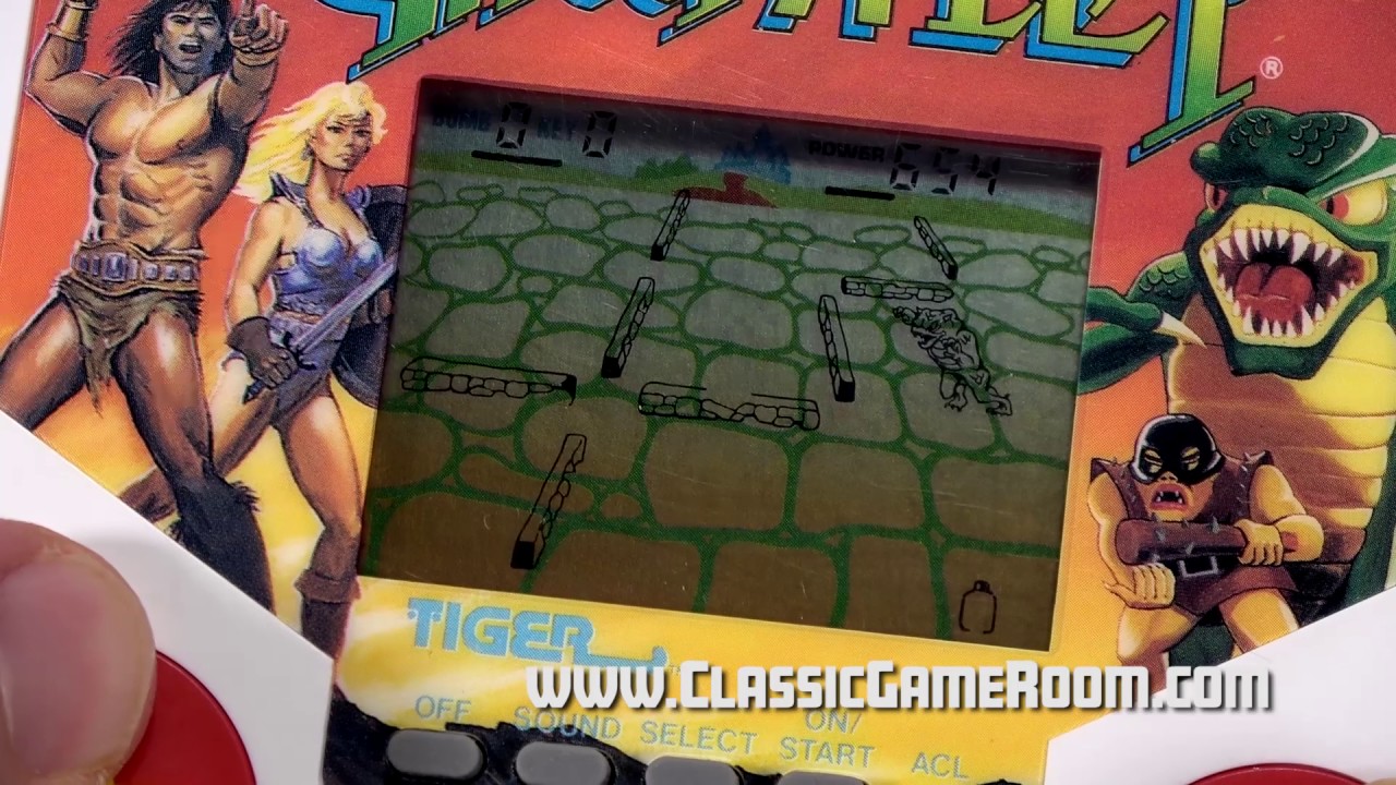 Classic Game Room - TIGER ELECTRONICS GAUNTLET review