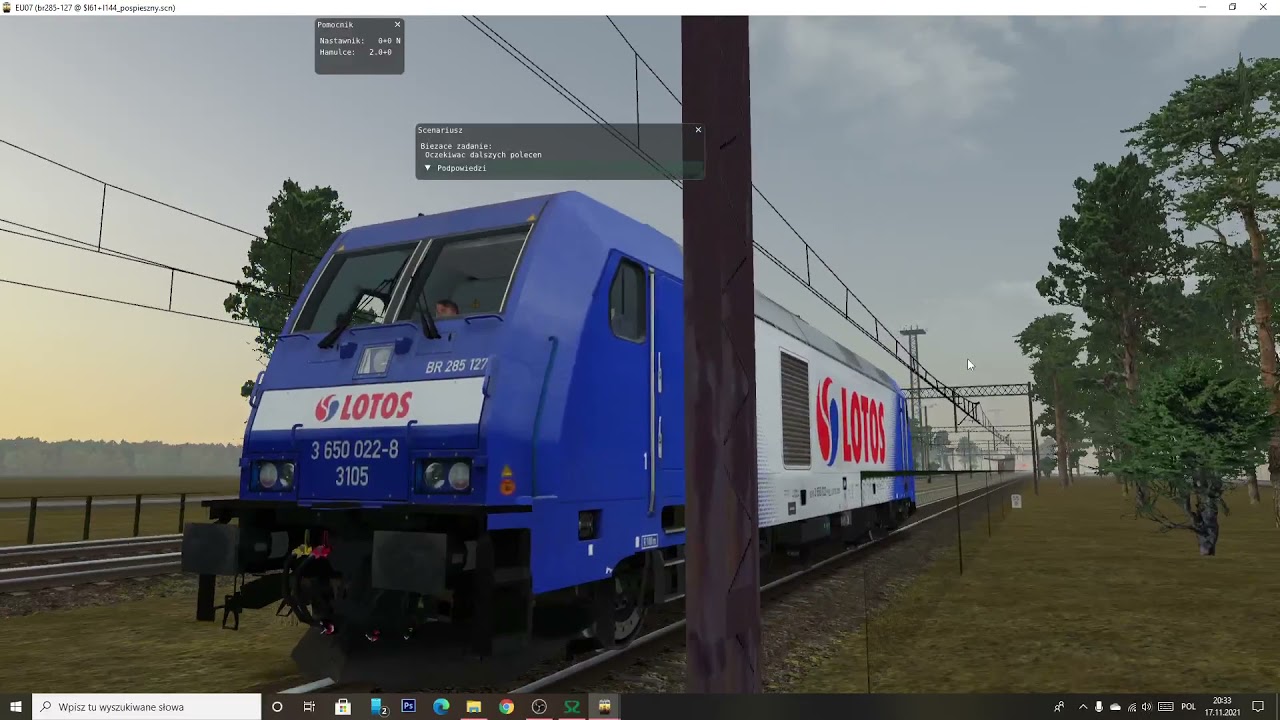 Jak Sterować Traxxem Elektrycznym i Spalinowym BR 146/BR 285 W Maszyna Symulator Pojazdów Szynowych