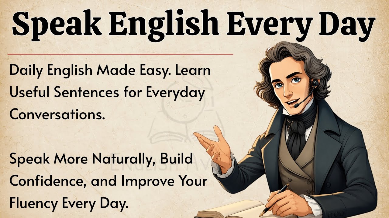 Speak English Every Day | Useful Daily Sentences for Real Life | Improve Your English Fluency ✅️ 