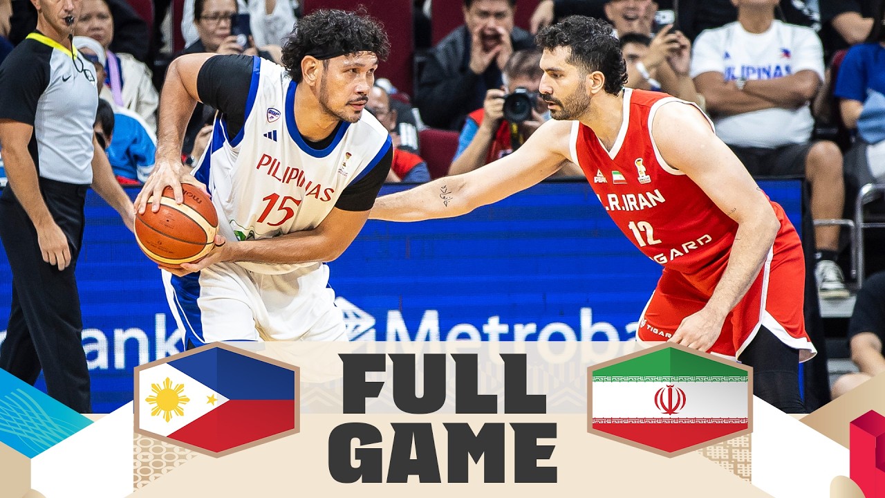 Philippines v Iran | Full Basketball Game | FIBA Basketball World Cup 2027 Asian Qualifiers