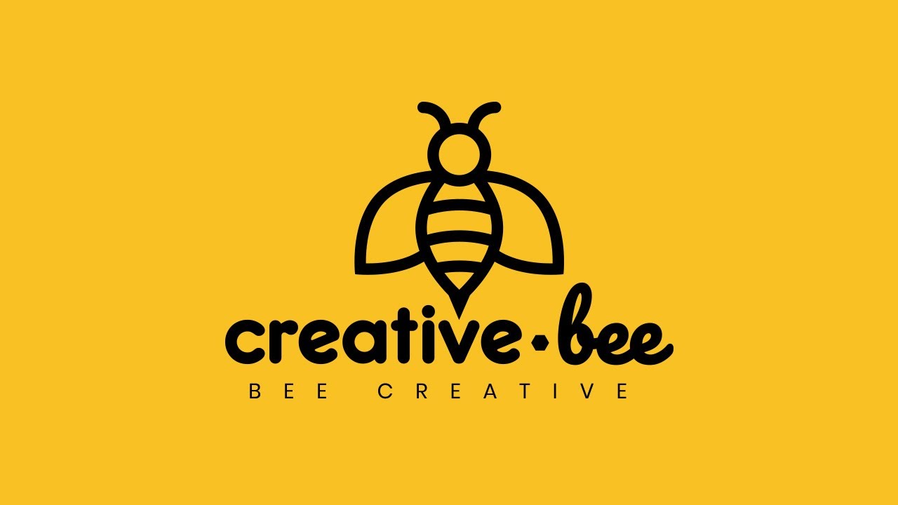 Bee Logo Design in Adobe Illustrator – Vector Logo Tutorial