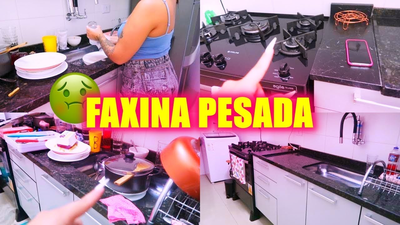 FAXINA PESADA NA COZINHA