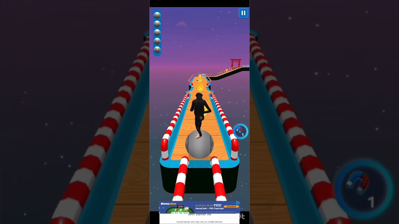 2 sky rolling ball game play 2023 monkey