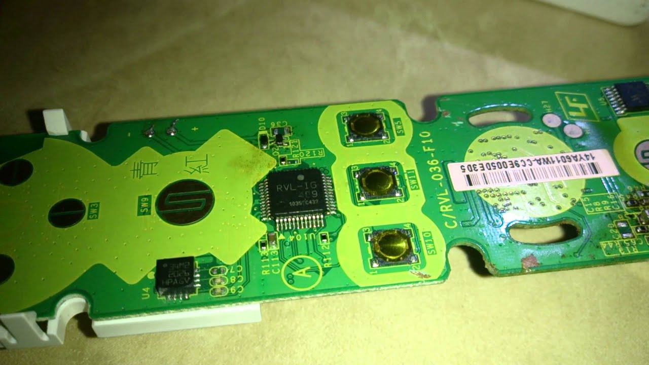 control de wii no enciende, revision  3 condesadores en corto