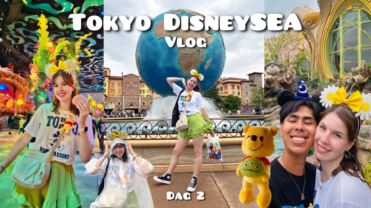 Veel water in TOKYO DISNEYSEA!💦💚✨ [Japan diaries vlog, augustus 2025]