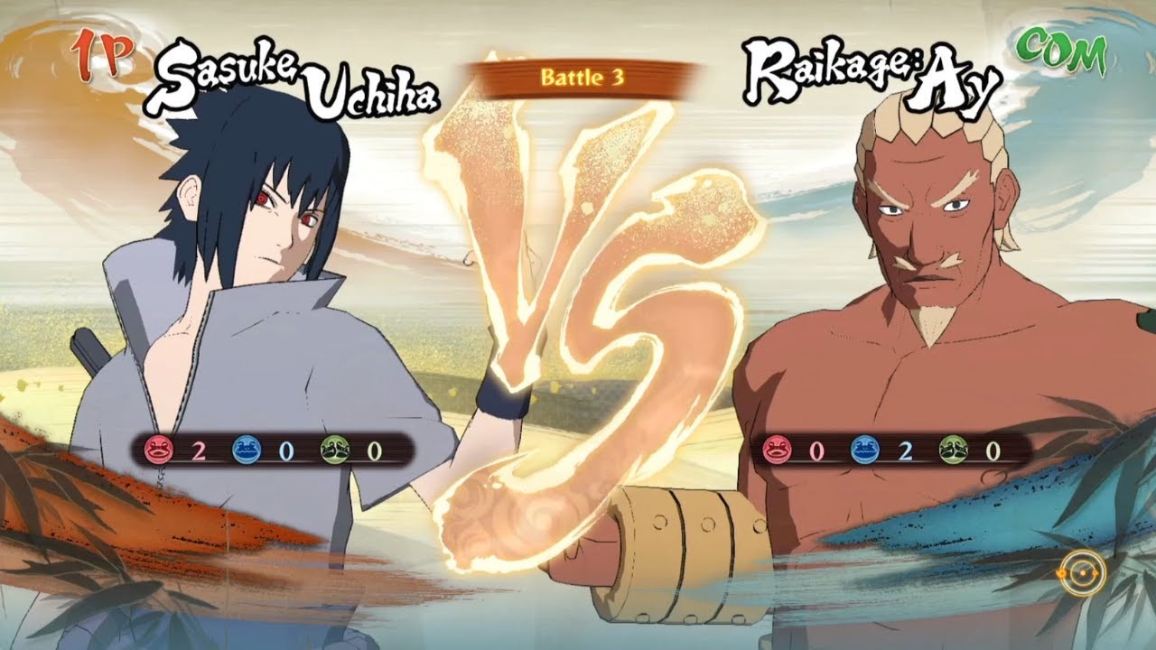 Sasuke vs Raikage - Naruto Ultimate Ninja Storm 4 Gameplay
