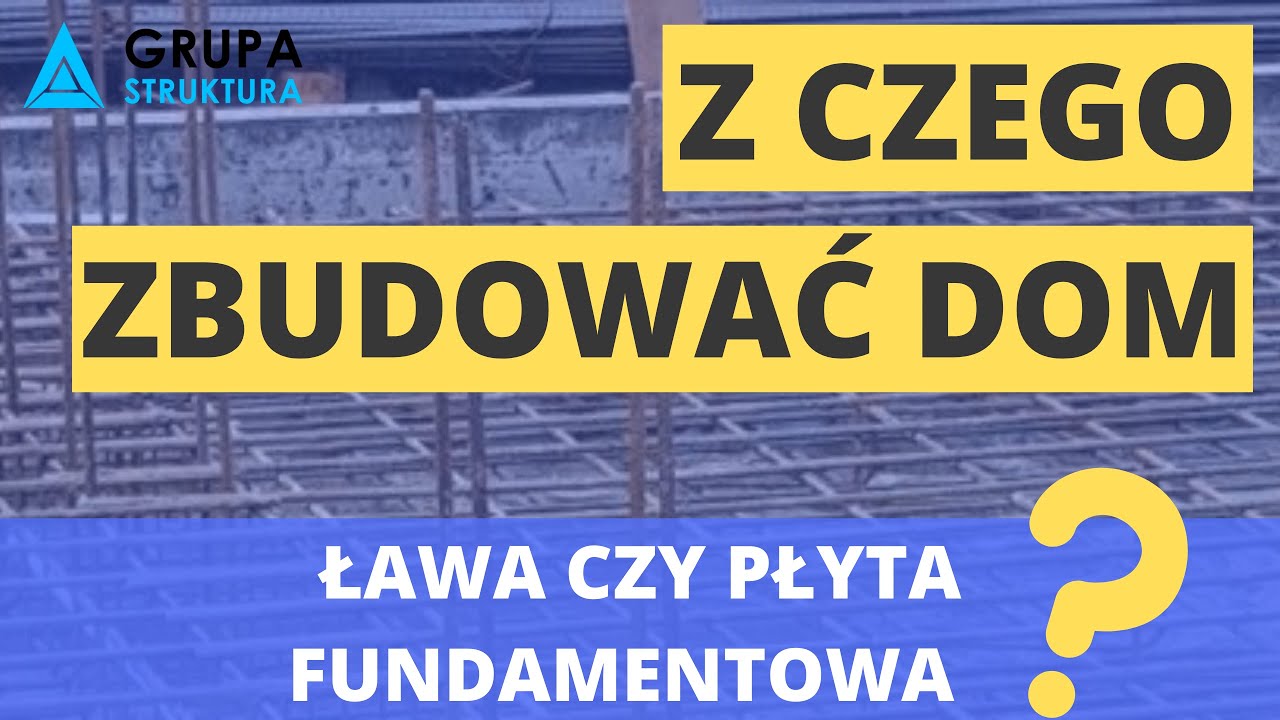 Z czego zbudować dom część 1 - Posadowienie budynku.