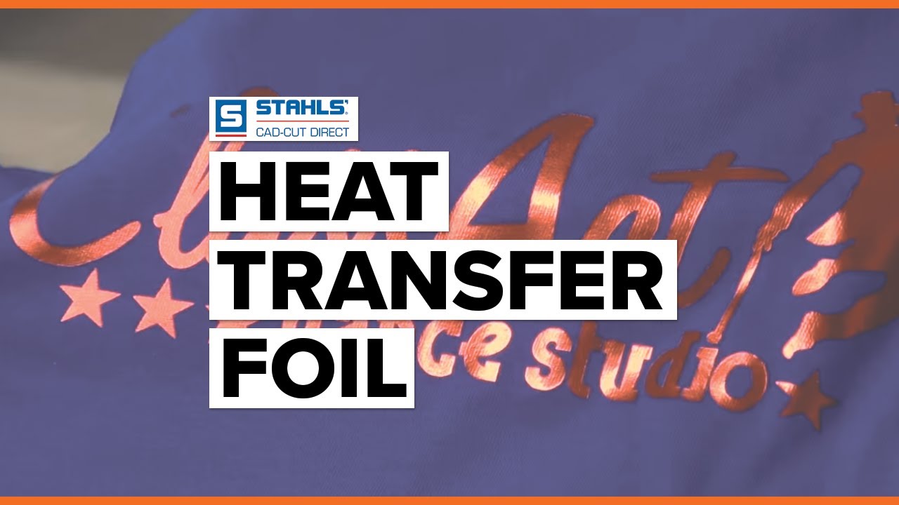 Foil on T-Shirts with Stahls' CAD-CUT® Adhesive