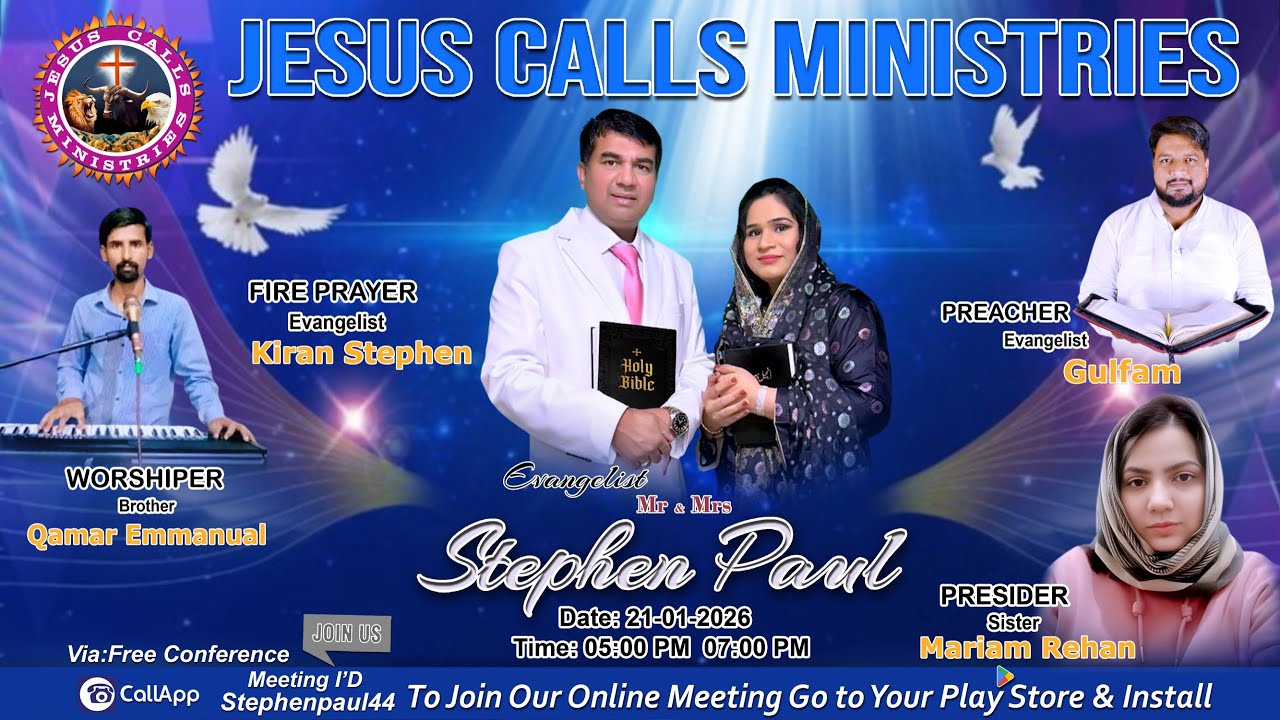 🔴 Jesus Calls Ministry | Evening Meeting - 21 January 2026 | Norway Oslo
