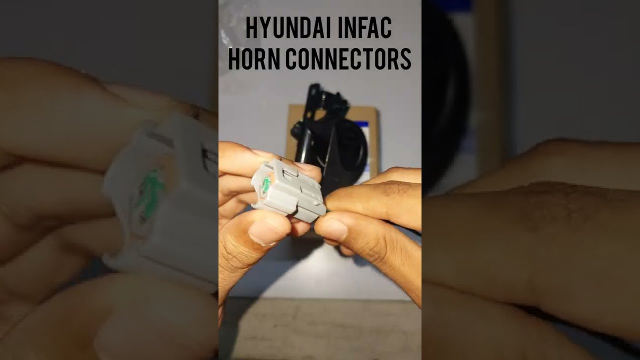 Original Hyundai Creta Horn Connector/Coupler/Socket Available For Both HITGT Horn & INFAC Horn