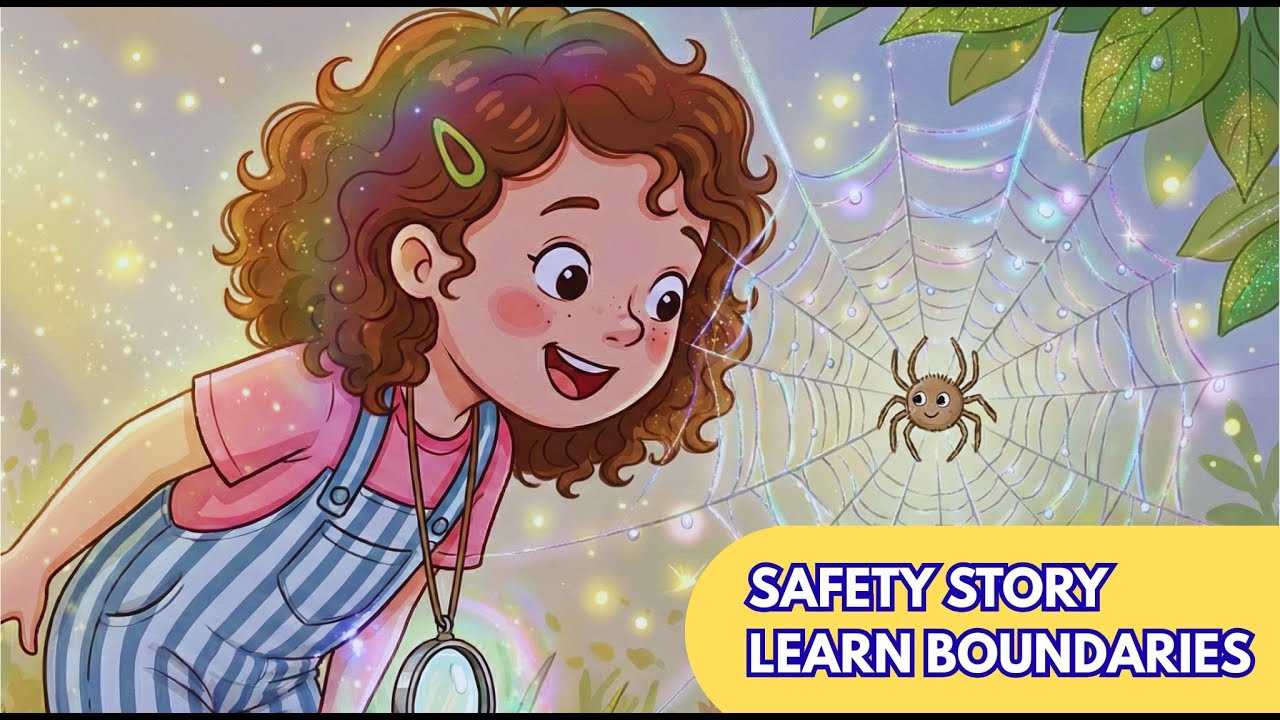 Rose and the Itsy Bitsy Spider | Safety Story for Kids | Learn Boundaries