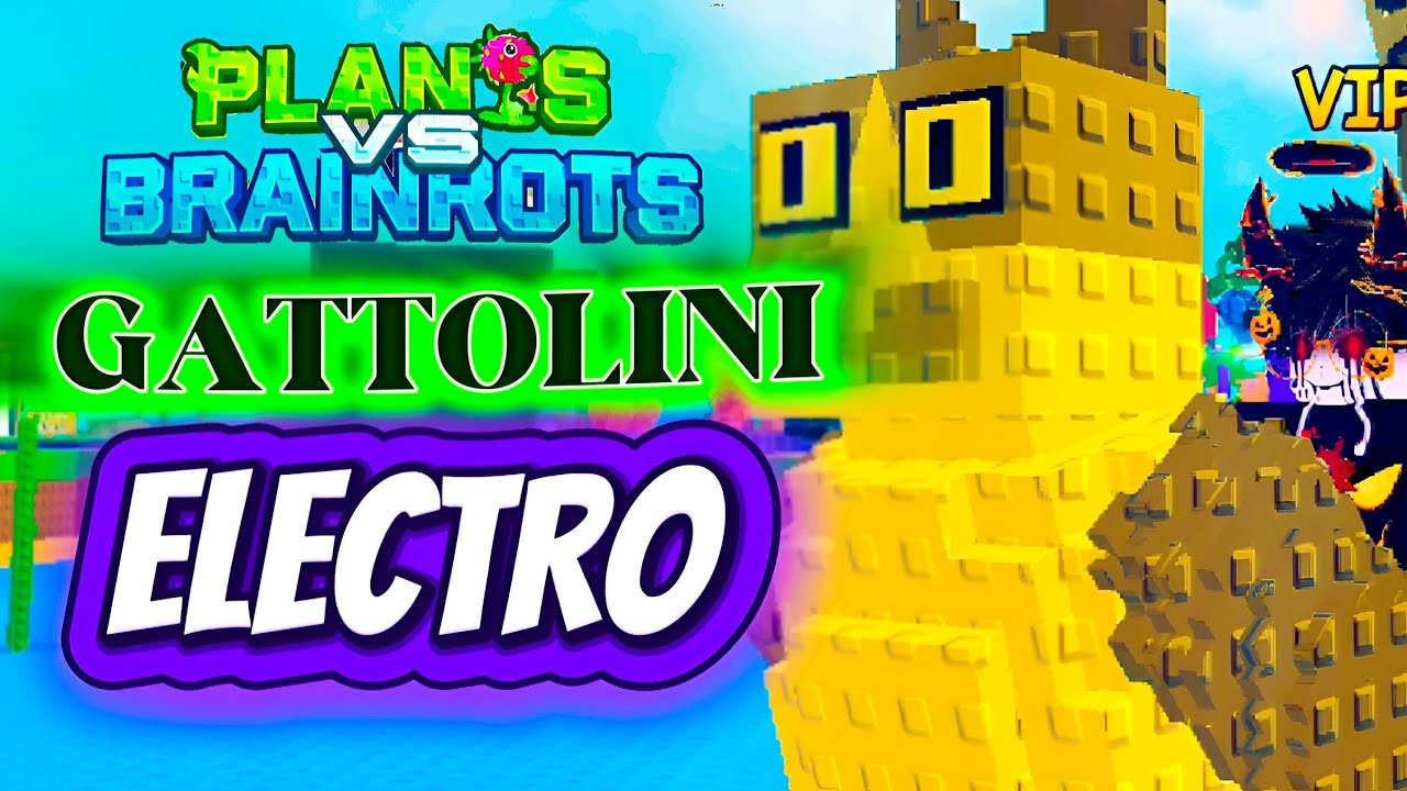PLANTS VS BRAINROTS  ELECTRO DANCE - DJ-PYXEL (Music VIDEO HD) #roblox 