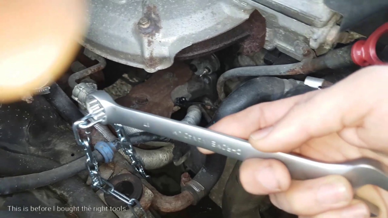 Bad oil pressure sensor replacement Mercedes W124 C124 E220 M111.960