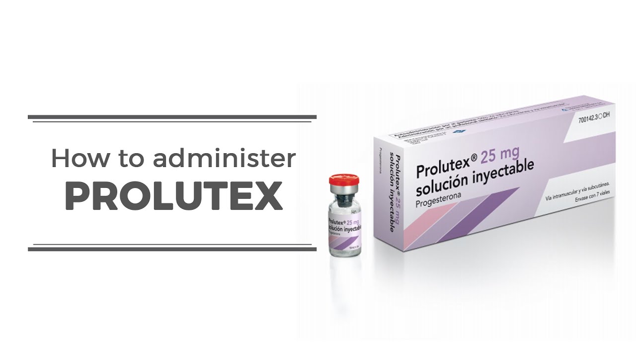 How to self-administer Prolutex - CRA Barcelona