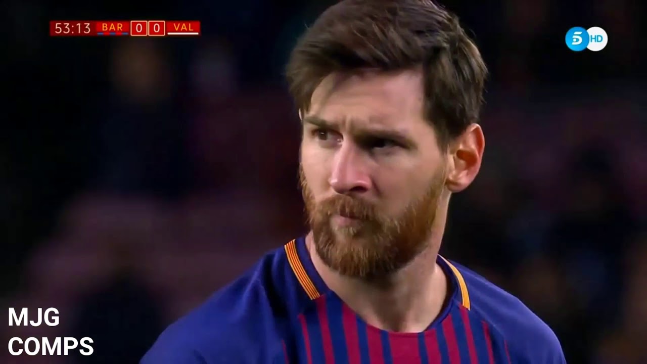 Lionel Messi vs Valencia (CdR) (Home) 2017-18 720p HD