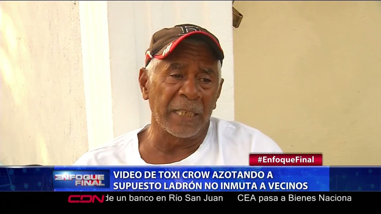 Video de Toxi Crow azotando a supuesto ladr&oacute;n no inmuta a vecinos