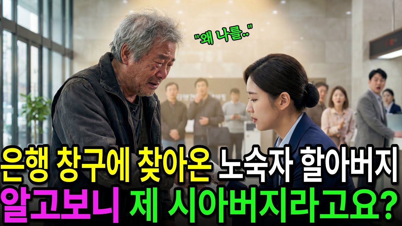은행 창구에 찾아온 노숙자 할아버지, 알고 보니 제 시아버지라고요?ㅣ인생사연ㅣ노후사연ㅣ감동사연ㅣ오디오북ㅣ사연라디오