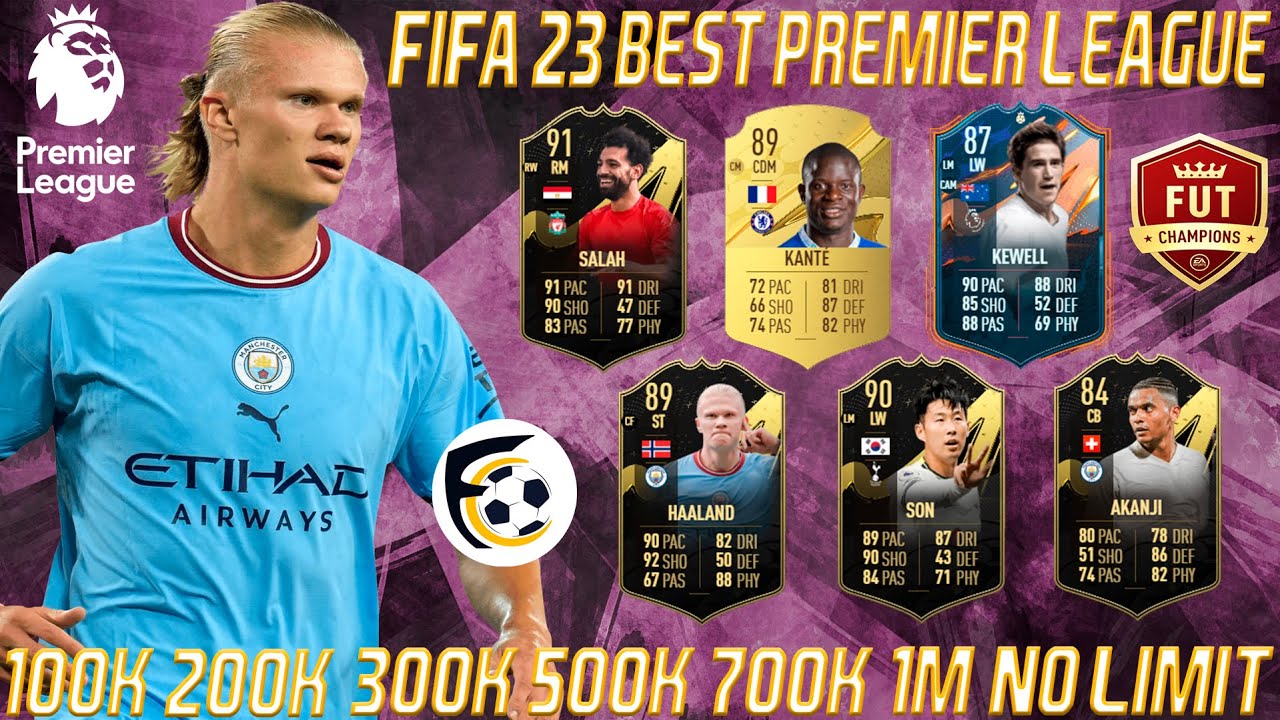 FIFA 23 BEST PREMIER LEAGUE TEAMS! FIFA 23 100K 200K 300K 500K 700K 1M SQUAD BUILDER WITH AI! #3