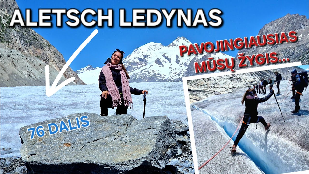 Didžiausias Alpių ledynas! 🧊(Šveicarija)