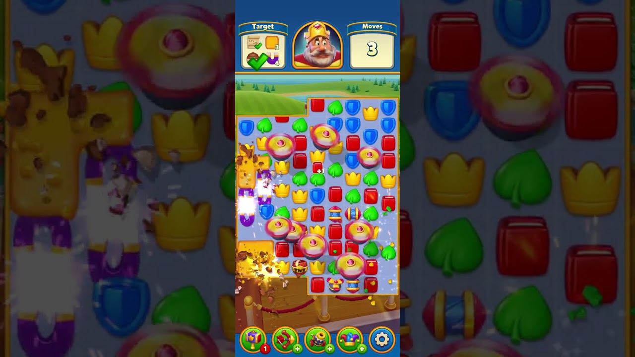 Statisfying Destroy Royal Match Level 11,081 #games #royalmatch #music #short #statisfying #destroy