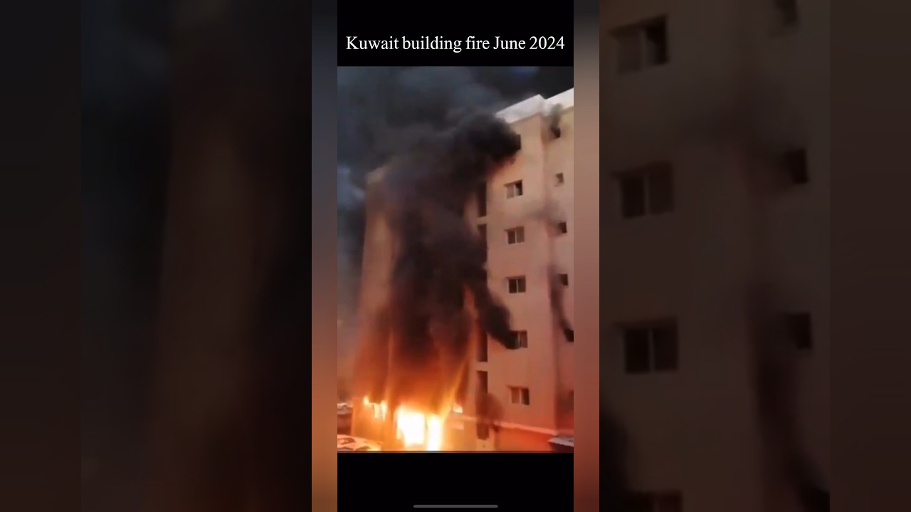 Kuwait building fire June 2024 #fire #kuwait #kuwaitnews #india