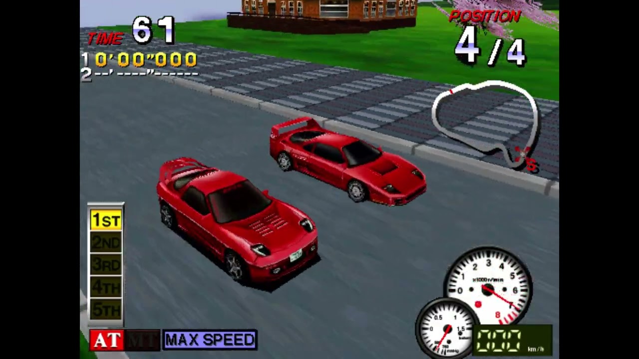 Winding Heat 1996 Konami Japan Gameplay 5