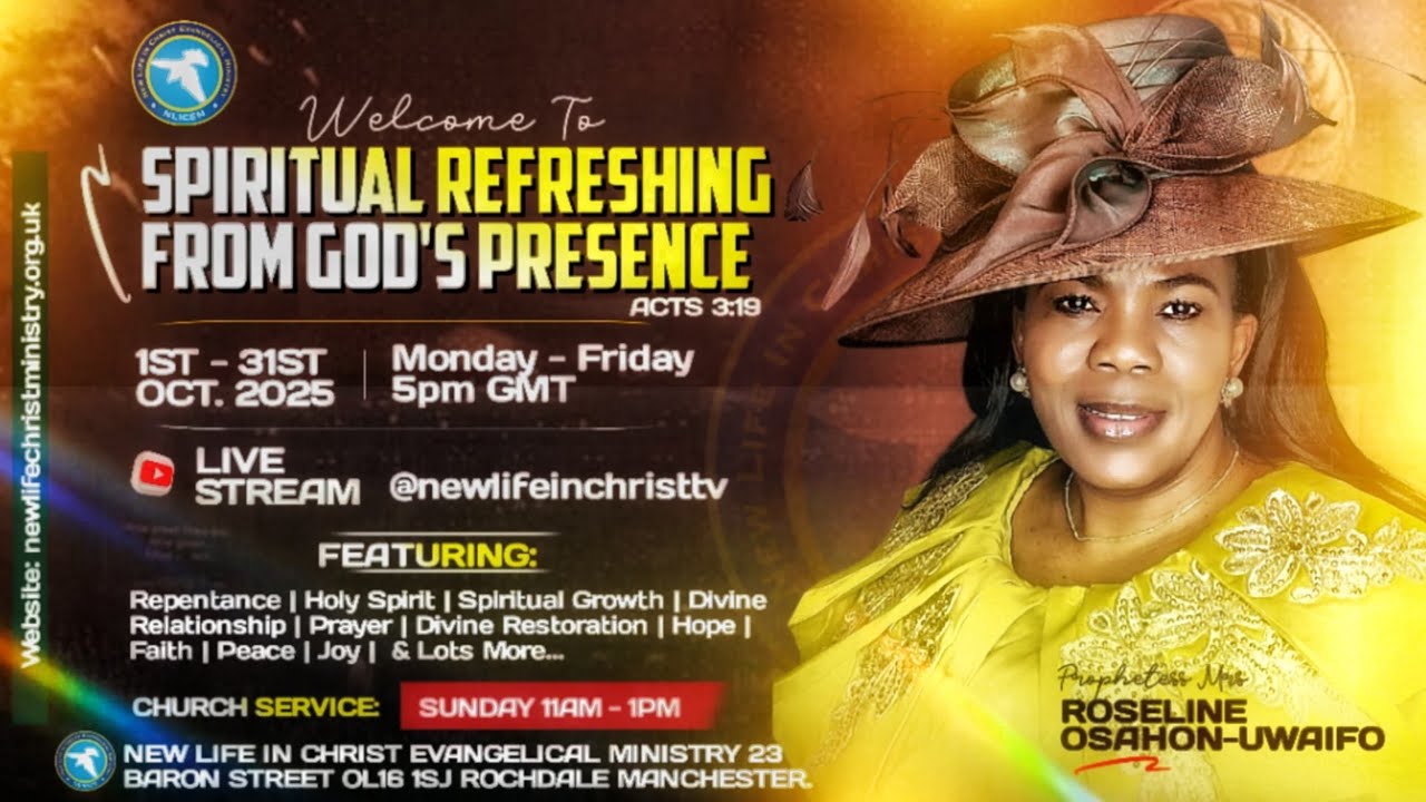 New Life in Christ TV is live. Healing || Deliverane || Divine Restoration Service. Lets Us Pray