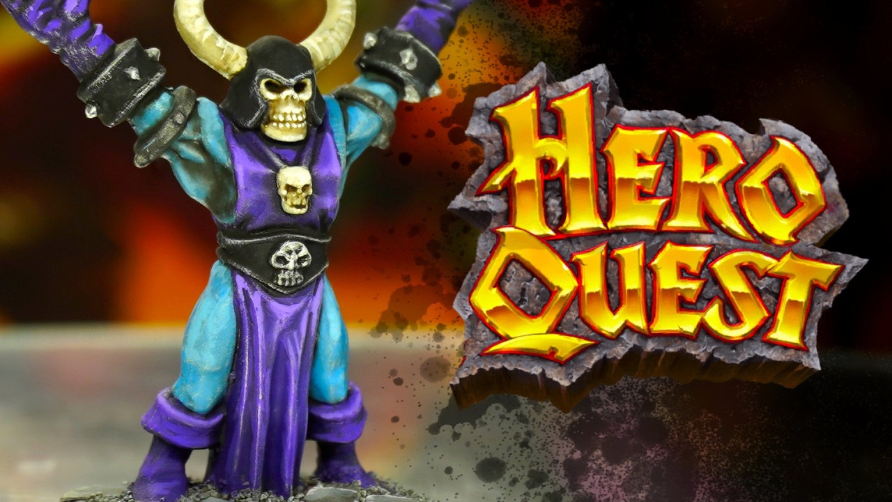 Speed painting HeroQuest:  ̶S̶K̶E̶L̶E̶T̶O̶R̶  Sorcerer