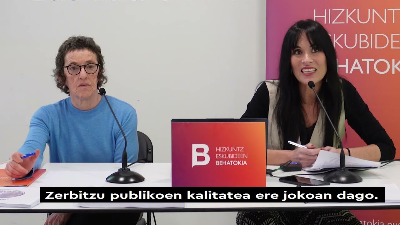 AURKEZPENA | Hizkuntza Eskubideen egoera 2024 - AZPITITULUEKIN