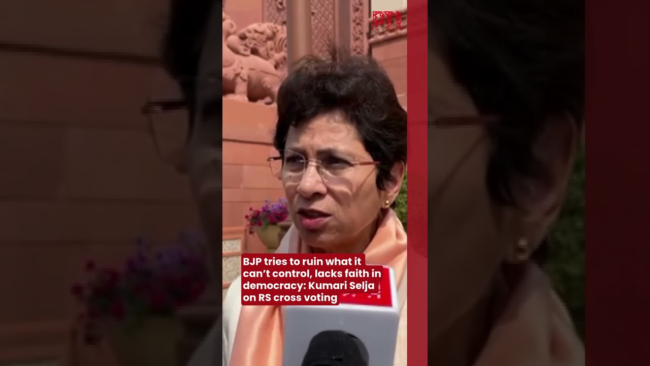 BJP tries to ruin what it can&rsquo;t control, lacks faith in democracy: Kumari Selja on RS cross voting