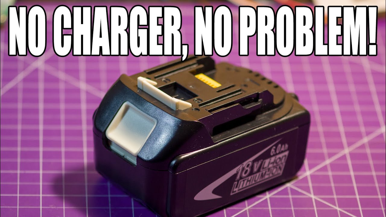 Charging A Drill Battery Without An 