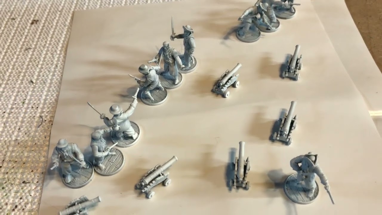 Blood and Plunder Sloop assembled and 100 points of British assembled.